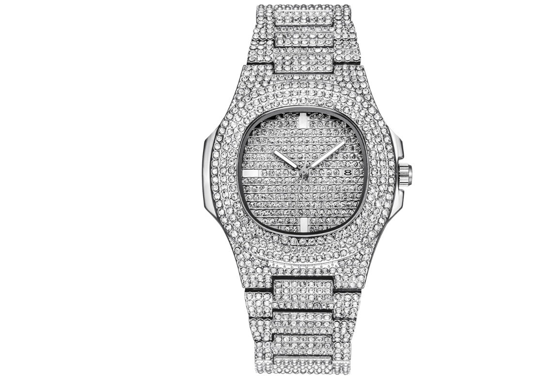 Tee-Von Mens Watches (Luxury Brand Fashion Diamond Watch)